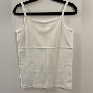 Hanna Andersson White G Solid Cami Size Large